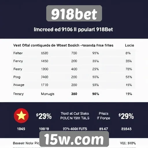 Estatísticas sobre a popularidade do 918bet entre jogadores