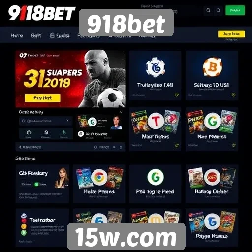 Novas funcionalidades do site 918bet em destaque